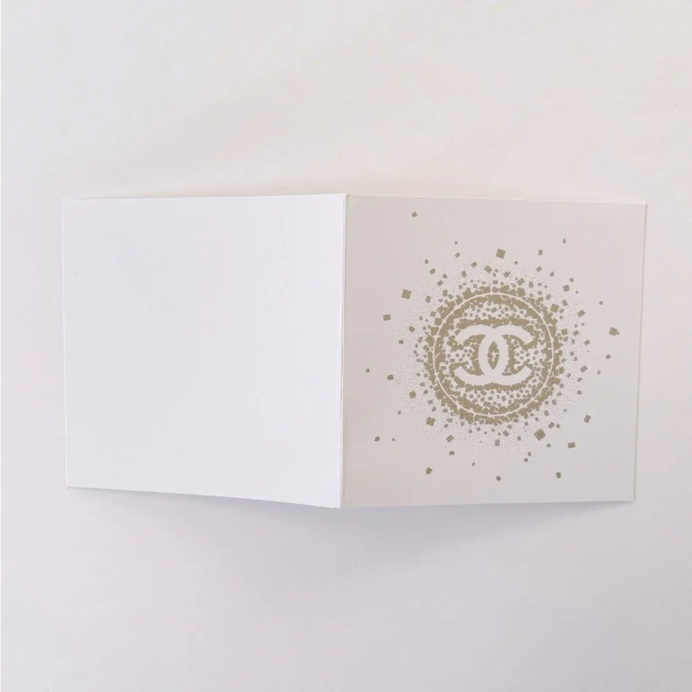 CHANEL blank notecard